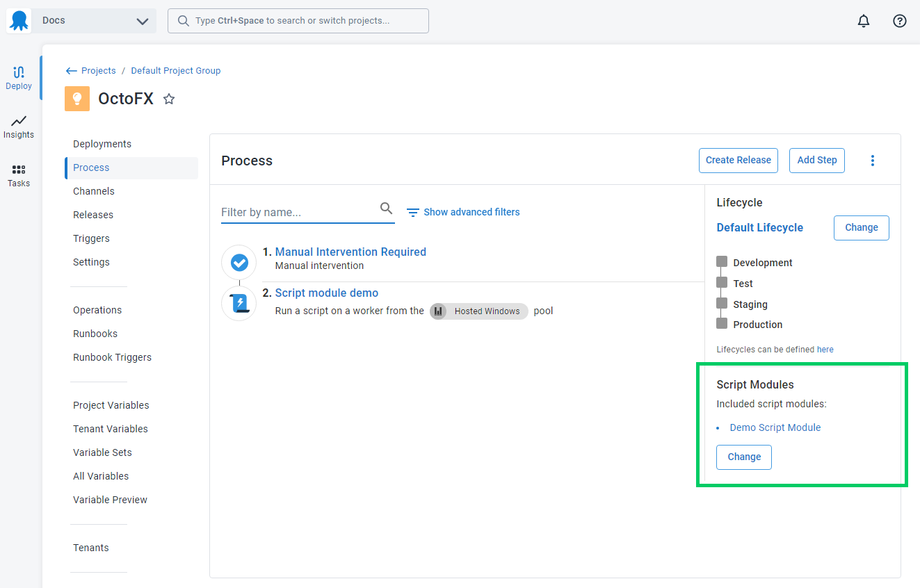 Script Modules Deployment Included